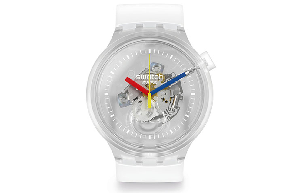 SWATCH Unisex White Watch SO27E100