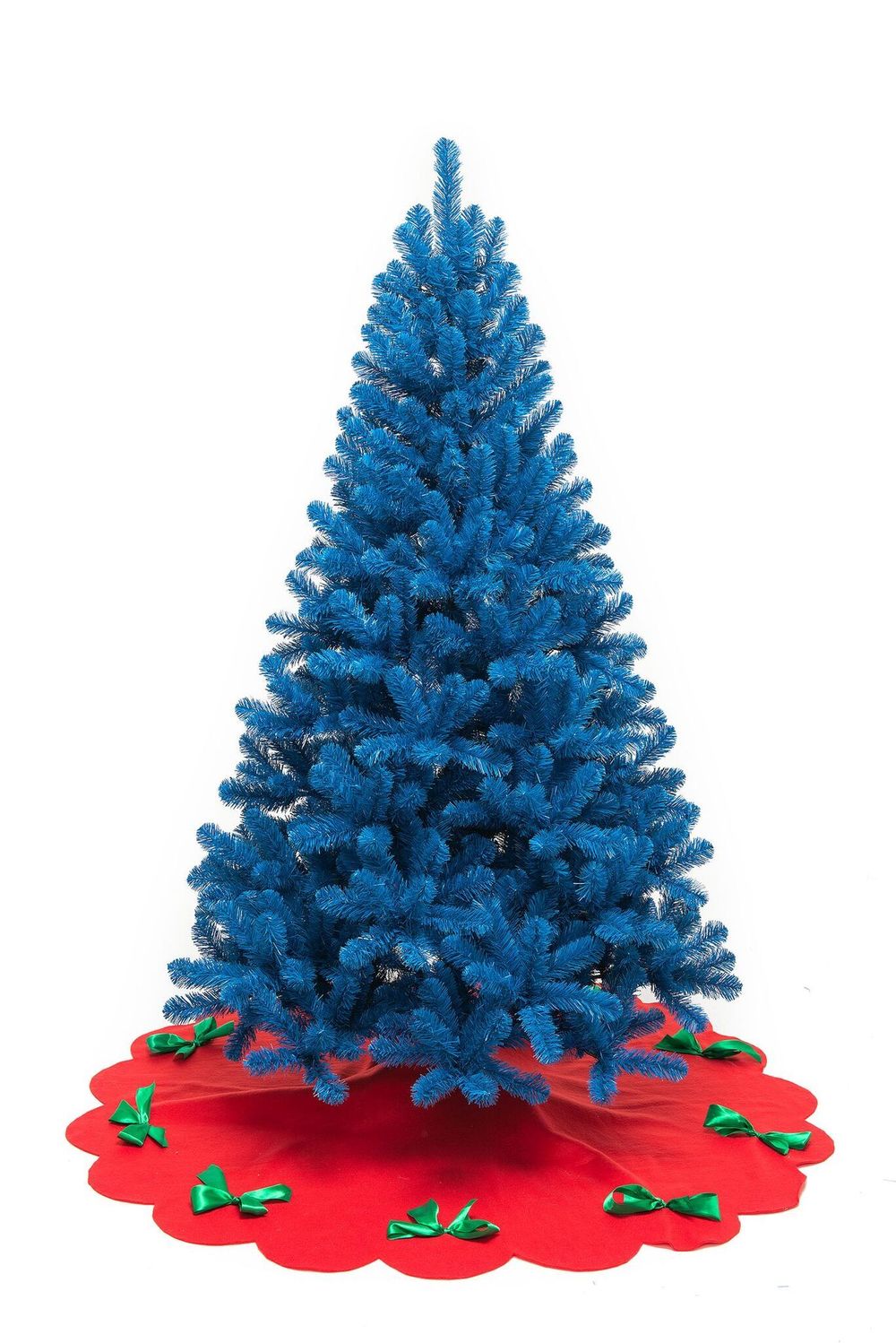 Искусственная синяя елка «Морозная» (пвх) 180 см / 1.8 м