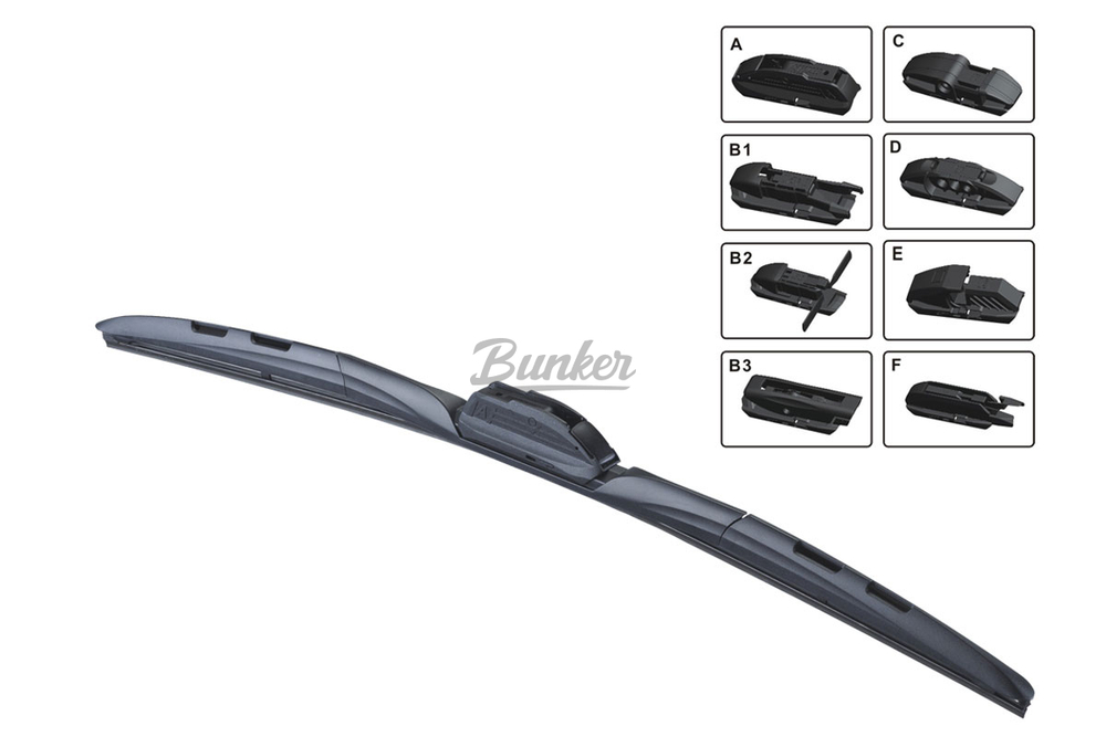 General Technologies Hybrid Щетка стеклоочистителя, 24"/60 см