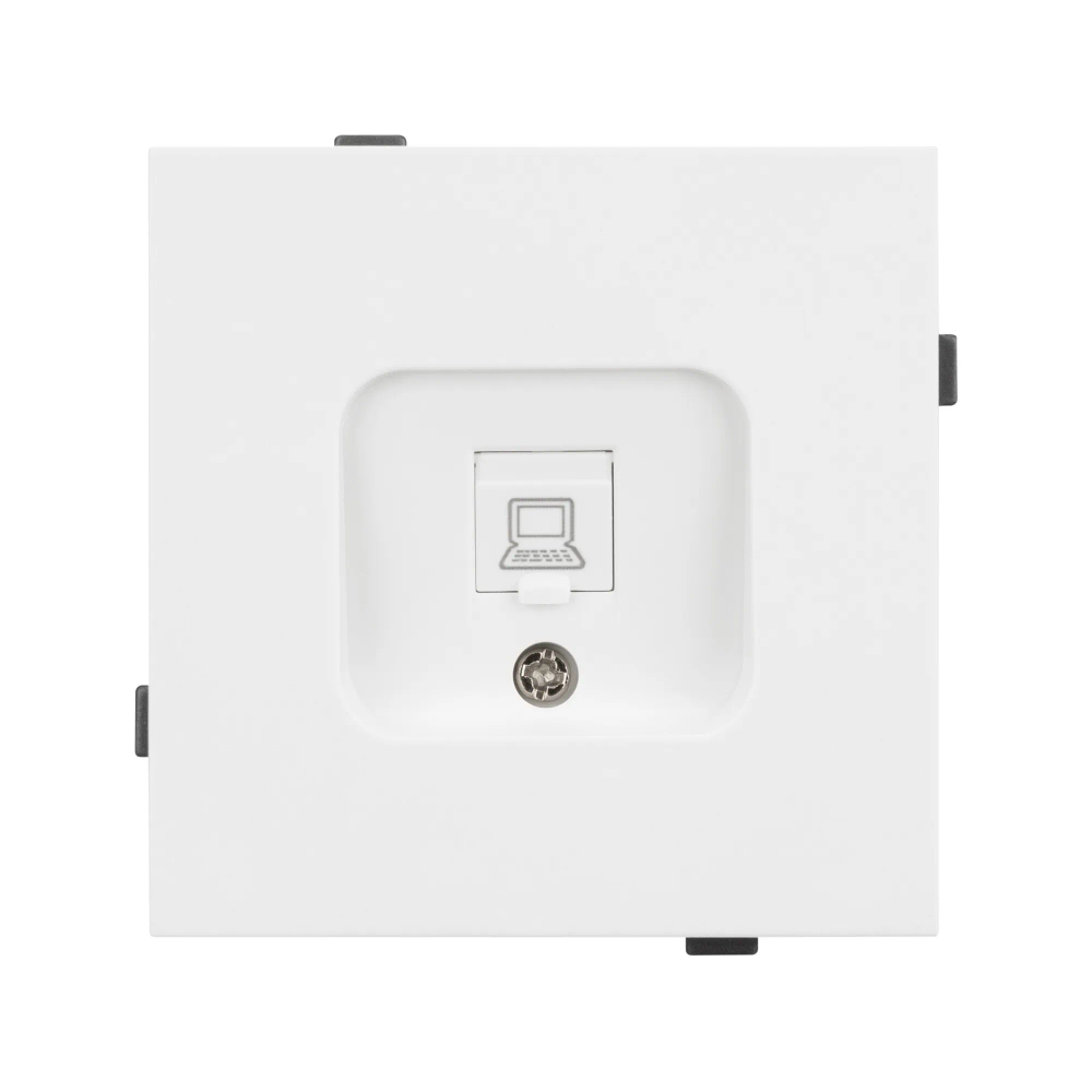 Механизм компьютерной розетки SCT-TENDO-MPC1-PL-WH (RJ-45, CAT6) (Arlight, -) 054098