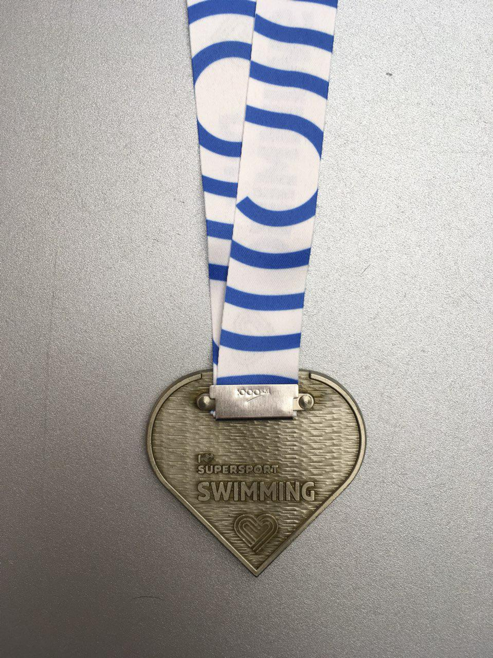 Медаль Swimming White (плавание белая)