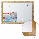 Доска магнитно-маркерная 34*48, Brauberg, МДФ рамка