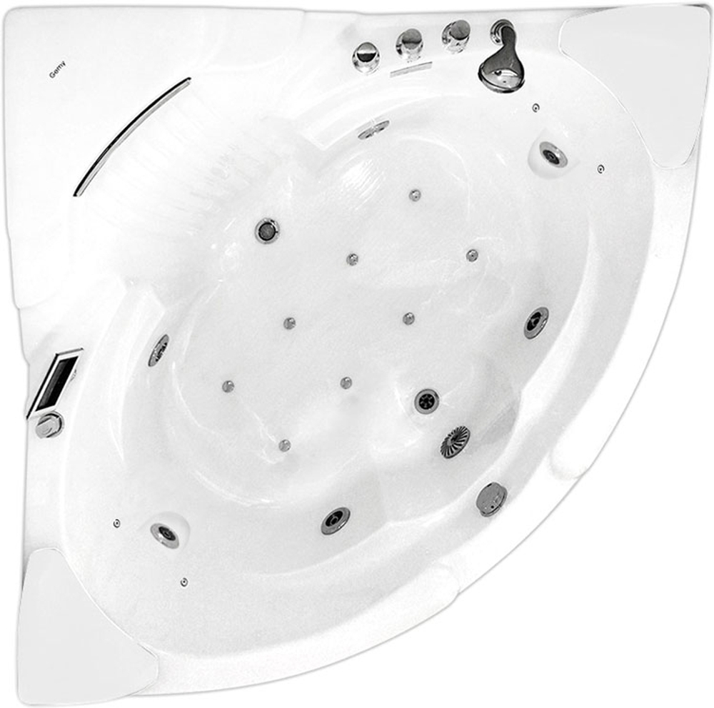 Акриловая ванна Gemy G9082 K 152х152 с гидромассажем