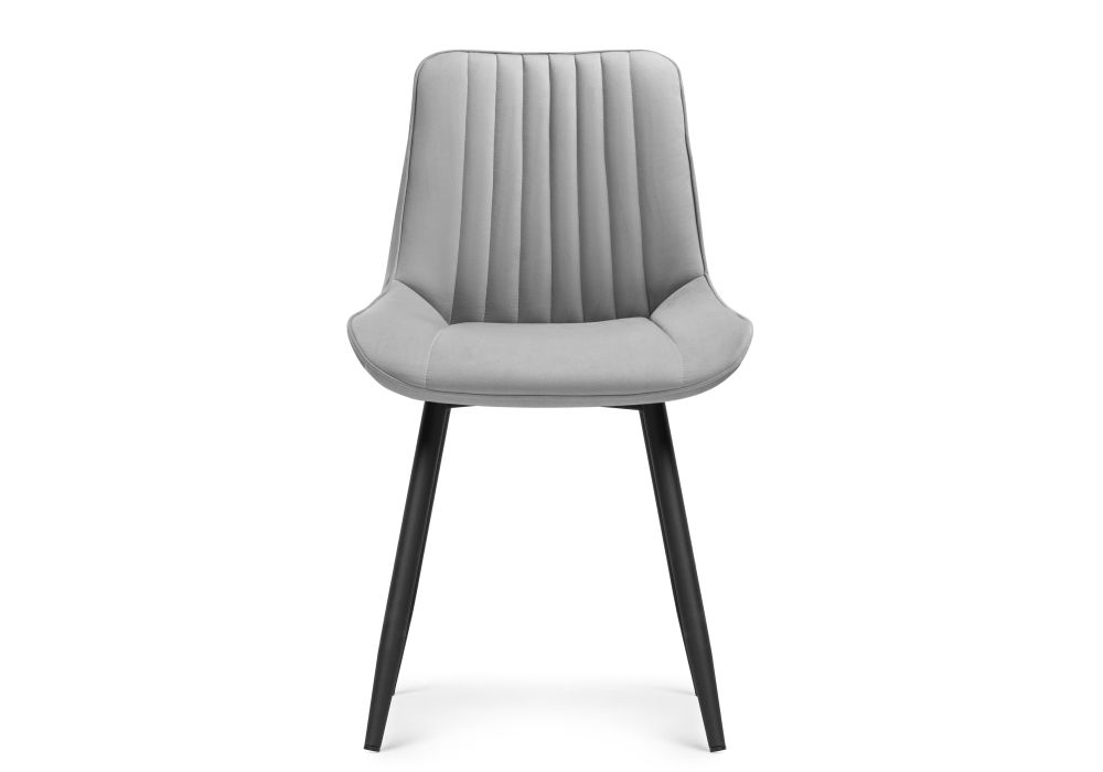 Стул на металлокаркасе Седа светло-серый / черный