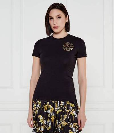 Футболка Versace Jeans Couture - черный(78HAHT00CJ03T)