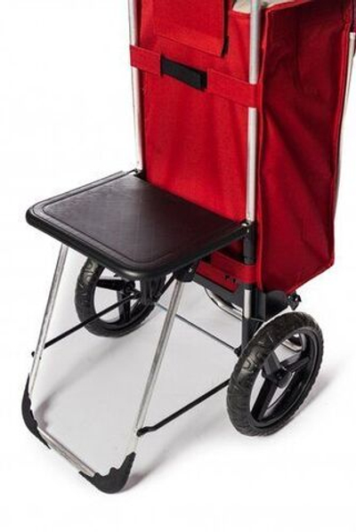 Тележка хозяйственная со стулом нагрузка до 90 кг