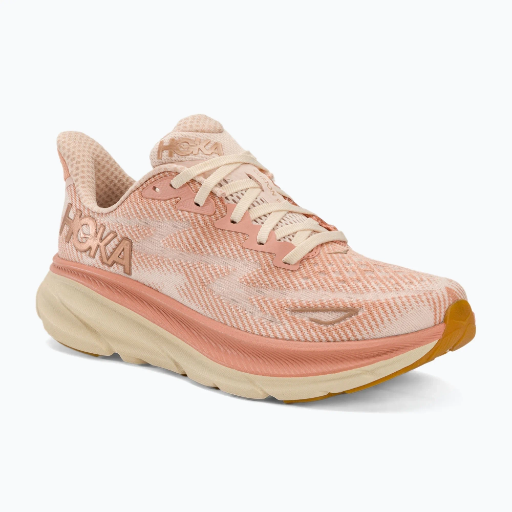 Женские кроссовки для бега HOKA Clifton 9 sandstone/cream