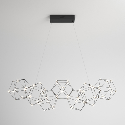 Умный подвесной светильник с регулировкой яркости 90168/7 черный жемчуг