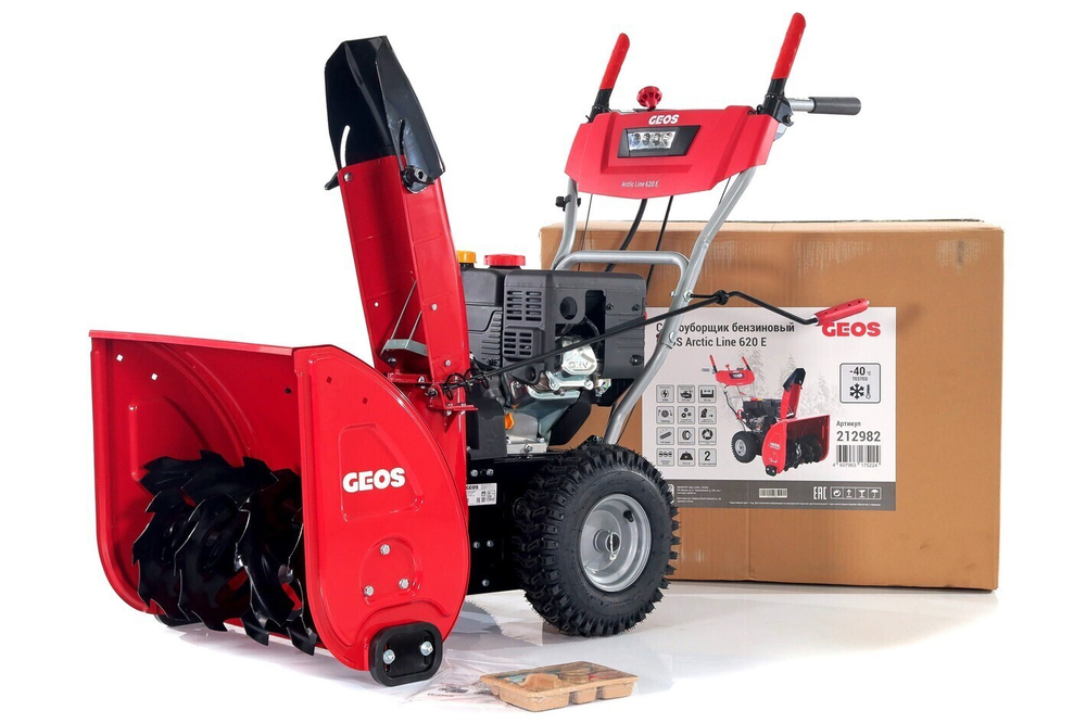 Снегоуборщик бензиновый GEOS COMFORT 620E, 7 л.с., 62 см.