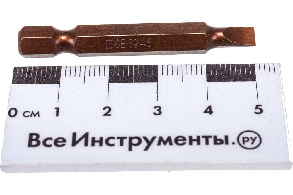 Бита EDGE by PATRIOT SL4,5, сталь S2, длина 50 мм, 2шт в блистере