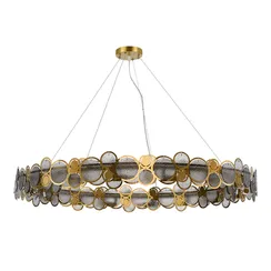SL6133.313.16 Светильник подвесной ST-Luce Латунь/Дымчатый G9 LED 16*5W 4000K SWATCH