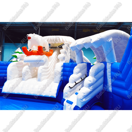 Наземный надувной аквапарк «Морское царство» 16,5*14*6 м