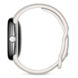 Умные часы Google Pixel Watch Polished Silver Stainless Steel Case / Chalk Active Band (Wi-Fi)