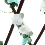 Забор декоративный «Цветочная изгородь» при ширине 2 м высота 0,95 м (h-1,2м в сложенном), Зеленый