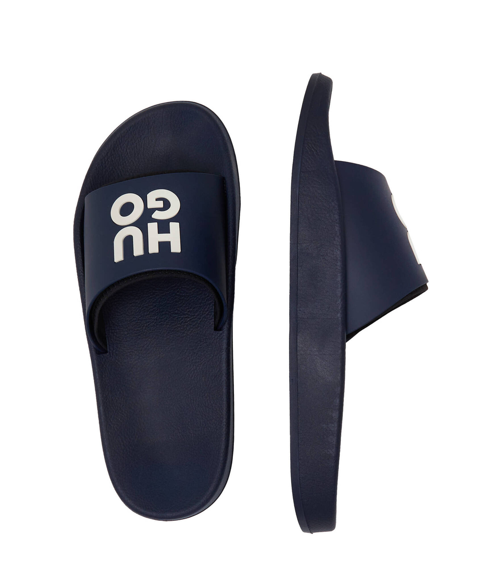 Шлепанцы Nil_Slid_mdtpu_N HUGO - темно-синий(50497864)