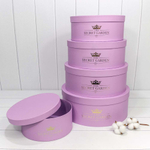 Коробка 37.5х14.5 см Набор 5 шт "The Secret Garden" (Сиреневый)