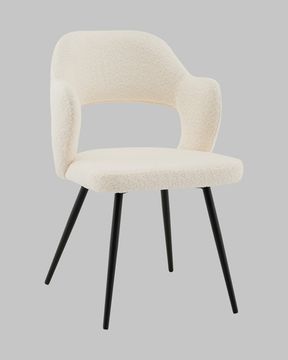Стул Роккиана букле молочный