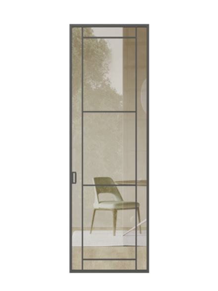 Раздвижная алюминиевая перегородка Minoli Split 17