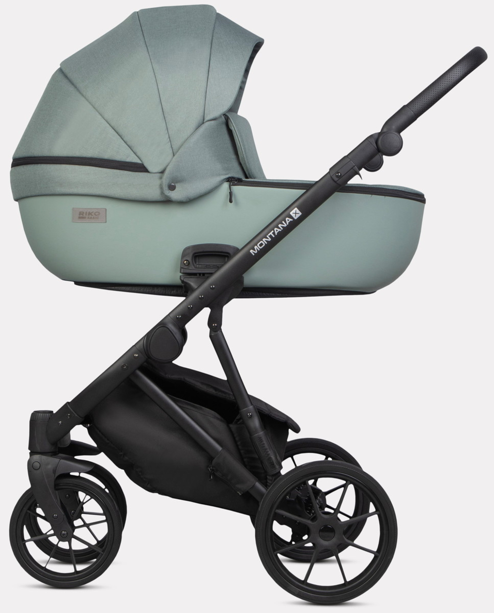 Детская коляска Riko Basic Montana Plus X 2 в 1 41 Green (зеленый)