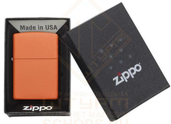 Зажигалка Zippo 231 Классическая, Orange Matte