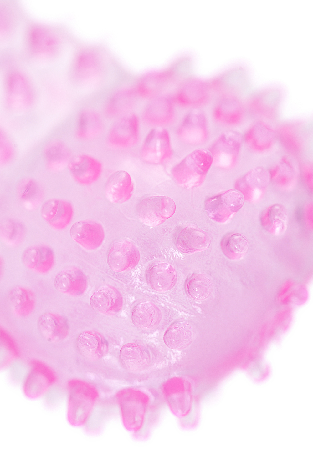 Насадка на палец Gentle розовая силикон