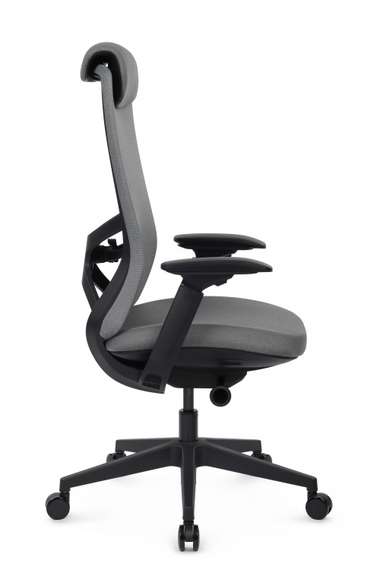 Кресло Gemini EGE-002A Черный пластик/Серый