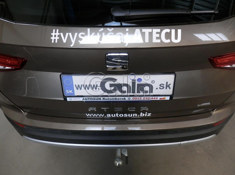 Фаркоп оцинкованный Galia S119C для Skoda Karoq 2018-, Seat Ateca 2016-(паспорт и сертификат в комплекте)(без электрики)