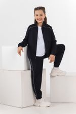 Костюм для девочки Скул-5 Виотекс ТЁМНО-СИНИЙ