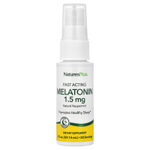 NaturesPlus, быстродействующий мелатонин, натуральная перечная мята, 59,14 мл (2 жидк. унции)