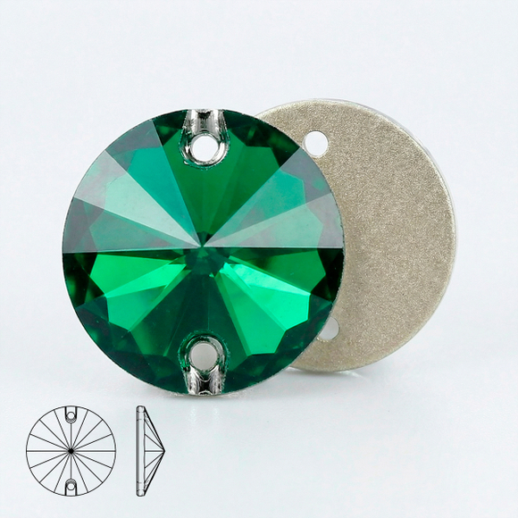 Стразы Rivoli Emerald