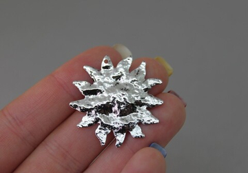 Подвеска мятое солнце 30 мм