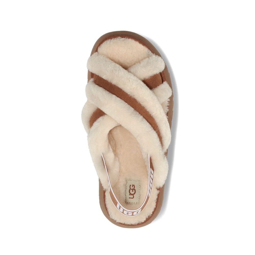 UGG Disco Cross Slide Chestnut