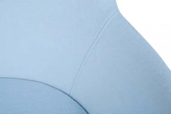 Крутящееся кресло A646-5 (Elegance S), голубой кашемир, ножка хром