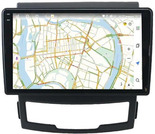 Магнитола для SsangYong Actyon II 2011-2013 - Vaycar VA69-3355-2K на Android 13, Быстрая, 2K QLED, CarPlay, 4G SIM-слот