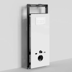 Инсталляция для унитаза WasserKraft Salm 27TLT.010.ME.WH.WM03 белая панель/кнопка белая матовая