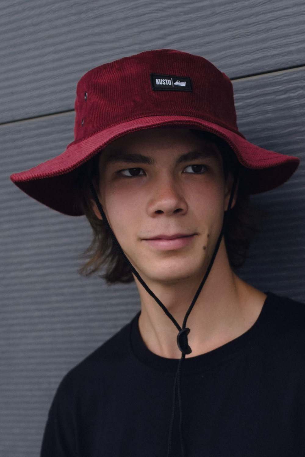 Панама из вельвета Velvet Bordo