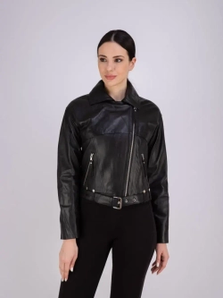 Кожаная куртка весна из натуральной кожи