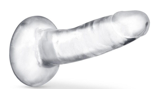 Анальный фаллоимитатор Blush Hard n Happy, 13,9 см, прозрачный