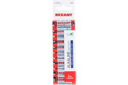 Алкалиновая батарейка REXANT AAA, LR03 24 шт 30-1013