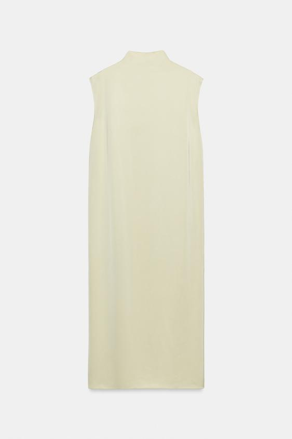 ZARA АТЛАСНОЕ ПЛАТЬЕ С НАВЕСНЫМИ ПЕТЛЯМИ — ZW COLLECTION, ЦВЕТ МОРСКОЙ ВОЛНЫ
