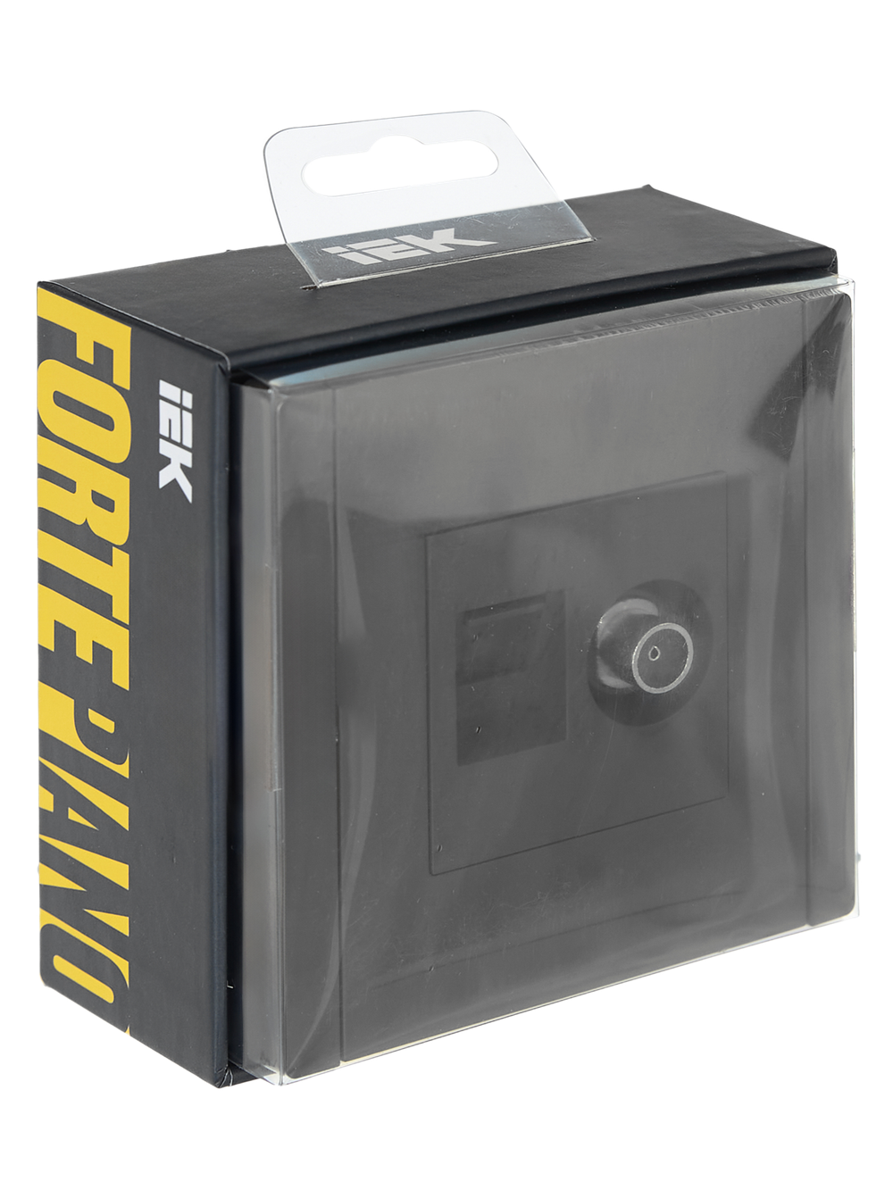 FORTE&PIANO Розетка двойная TV+RJ45 кат.5E FP336 серый IEK