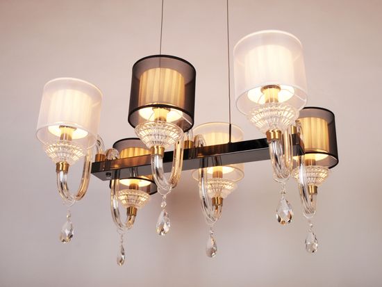 Подвесная люстра Manne L.4306-6 SILVER BL+WH