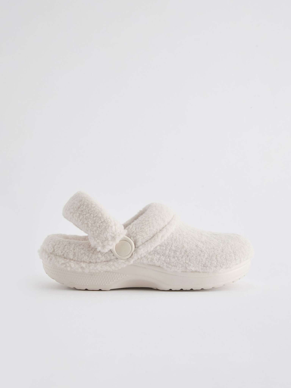 Сабо с флисом для девочки Next Q91-830, Молочный