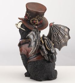 Veronese WS-1358 Статуэтка в стиле Стимпанк «Кот-изобретатель»
