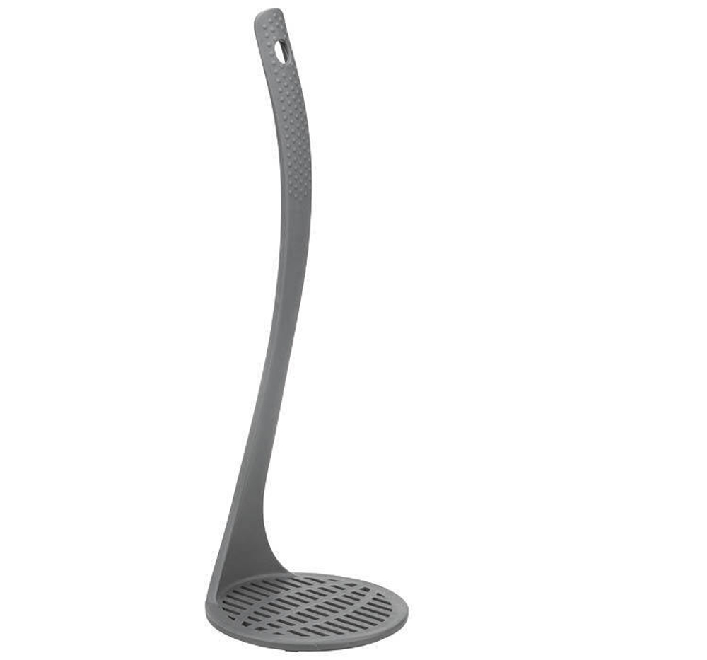 Набор кухонных аксессуаров СЛОТ 5 предметов разных цветов (толкушка, половник, шумовка, ложка, лопатка)