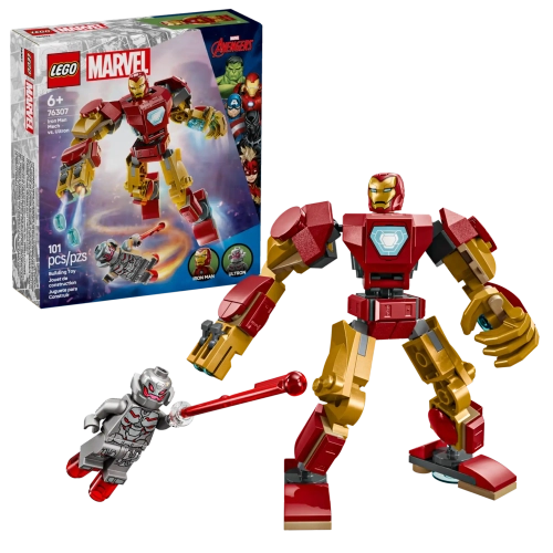 Конструктор LEGO Marvel 76307 Железный человек против Альтрон