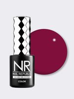 NR-202 Perfect red гель-лак, Бордово-фиолетовый (10 мл)