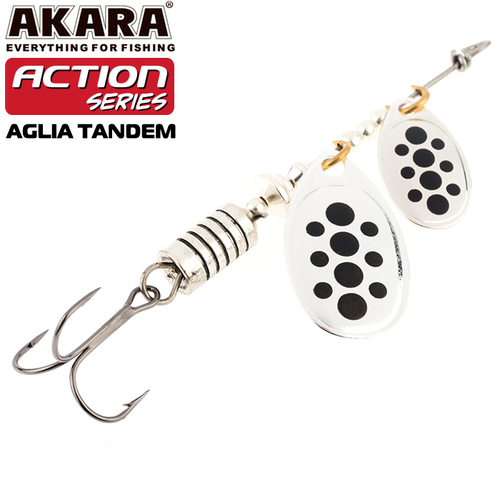 Блесна вращающаяся Akara Action Series Aglia Tandem 1/3 8 гр. 2/7 oz. A01