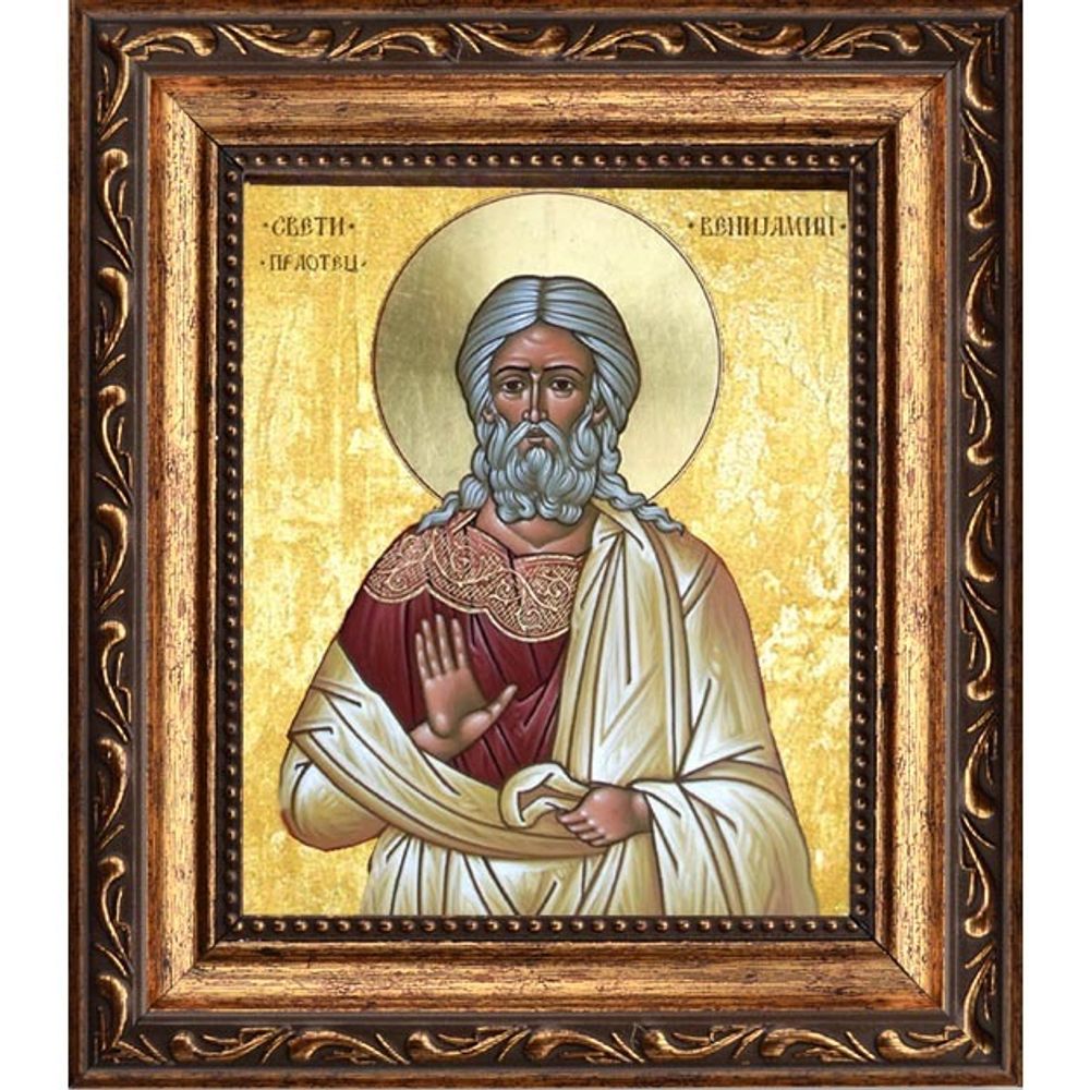 Вениамин Праведный праотец. Икона на холсте.