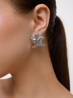 Серьги "Starfish point" Silver